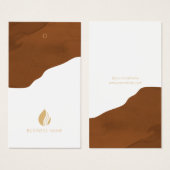 Earthy Boho Cloud Logo Hang Tag (Vorne & Hinten)