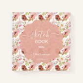 Earthy Boho Flowers Notizblock (Vorderseite)