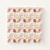 Earthy Boho Flowers Notizblock (Rückseite)