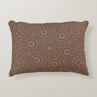 Earthy Boho Mandala Geometric Pattern | Brown Rust Dekokissen