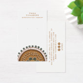 Earthy Boho Rustica Earring Juwelier Display Card (Schreibtisch)