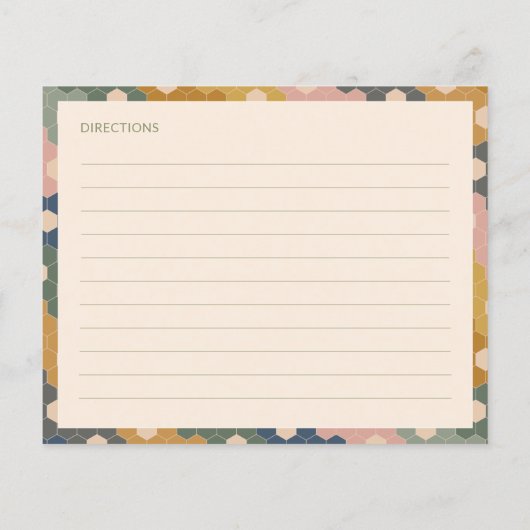 Earthy Boho Vintag Brautparty Custom Recipe (Rückseite)