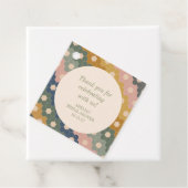 Earthy Boho Vintag Custom Brautparty Danke Geschenkanhänger (Beispiel)