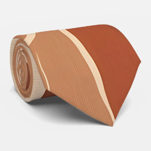 Earthy Boho Wirbel Neck Tie Krawatte