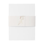 Earthy Botanical Wedding Invitation | Customizable Einladungsbanderole (Rückseitenbeispiel)