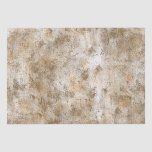 Earthy Brown Cream Sand Seidenpapier (Vorderseite)