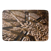 Earthy Brown Stars Badematte (Vorderseite)