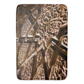 Earthy Brown Stars Badematte (Vorderseite Vertikal)