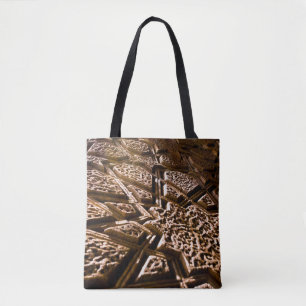 Earthy Brown Stars Tasche