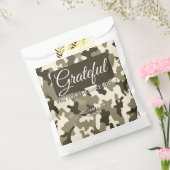 Earthy Browns & Tans Camouflage Dankbarkeit Geschenktütchen (Versiegelt)