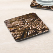 Earthy Clay Stars Getränkeuntersetzer (Linke Seite)