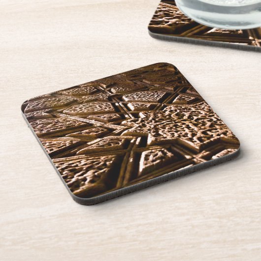 Earthy Clay Stars Getränkeuntersetzer (Linke Seite)