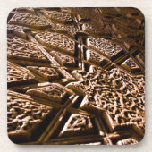 Earthy Clay Stars Getränkeuntersetzer (Vorderseite)