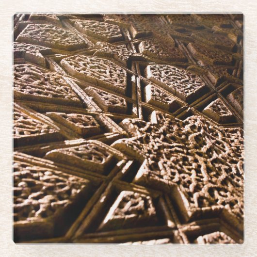 Earthy Clay Stars Glasuntersetzer (Vorderseite)