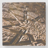 Earthy Clay Stars Steinuntersetzer (Vorderseite)