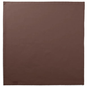 Earthy Dark Brown Solid Color Sepia 019-27-14 Serviette