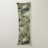 Earthy Deer Antlers & Ferns Seitenschläferkissen (Vorderseite Vertikal)