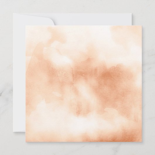 Earthy Drilling Palm Blätter Boho Arch Brautparty Einladung (Rückseite)