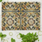 Earthy Elegance Mosaic Geschirrtuch (Gefaltet)