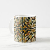 Earthy Elegance Mosaic Kaffeetasse (Vorderseite Links)