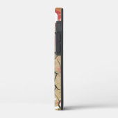 Earthy Elegant Lion: Hakuna Matata Textured Design Case-Mate iPhone Hülle (Rückseite / Links)