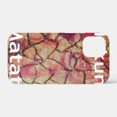 Earthy Elegant Lion: Hakuna Matata Textured Design Case-Mate iPhone Hülle (Rückseite (Horizontal))