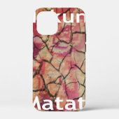 Earthy Elegant Lion: Hakuna Matata Textured Design Case-Mate iPhone Hülle (Rückseite)