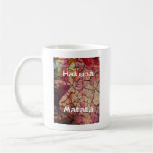 Earthy Elegant Lion: Hakuna Matata Textured Design Kaffeetasse (Links)