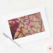 Earthy Elegant Lion: Hakuna Matata Textured Design Rechteckiger Aufkleber (Umschlag)