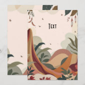 Earthy Escape Einladung (Vorne/Hinten)