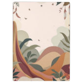 Earthy Escape Klemmbrett (Rückseite)