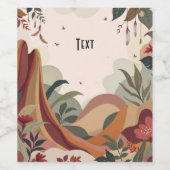 Earthy Escape Weinetikett (Einzelnes Label)