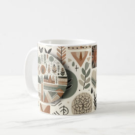 Earthy Ethnic Embrace Kaffeetasse