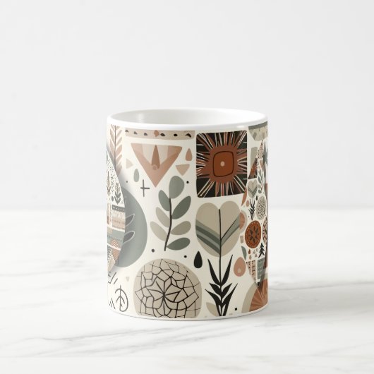 Earthy Ethnic Embrace Kaffeetasse (Mittel)