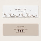 Earthy floral ・ Earring Hoops Stuck Display Card