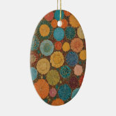 Earthy Floral Mosaic Pattern Ornament (Rechts)