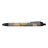 Earthy Floral Mosaic Pattern Pen Kugelschreiber (Oberseite)
