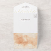 Earthy Floral Pampas Crescent Moon Baby Shower All In One Einladung (Außenbereich)