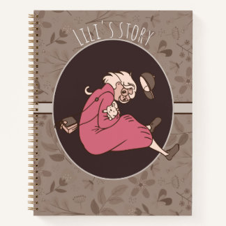 Earthy Floral Pattern Notizblock