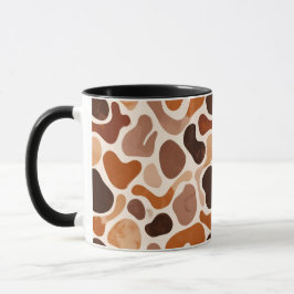 Earthy Fluid Shapes Mug – Minimal Abstract Style Tasse