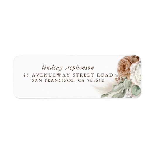 Earthy Foliage Pampas Grass Boho (Vorne)