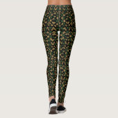 Earthy Geometric Mosaic Pattern  Leggings (Rückseite)