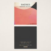 Earthy Gold Terracotta Abstrakt Earring Display (Vorne & Hinten)