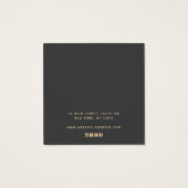 Earthy Gold Terracotta Abstrakt Earring Display (Rückseite)