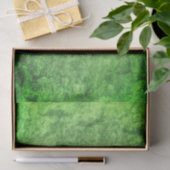 Earthy Green Moss Illustration Seidenpapier (Geschenk)