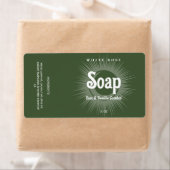 Earthy Green Tone Boho Soap Labels (Insitu)