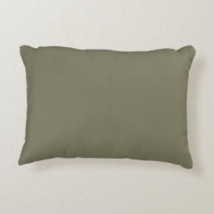 Earthy Green Trending Solid Color Pairs Sage Dekokissen