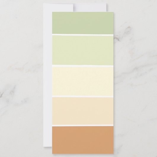 Earthy Grüntöne House Erwärmung Party Einladung (Rückseite)