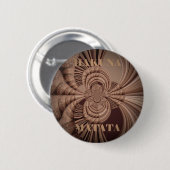 Earthy Hakuna Matata Art Print Button (Vorne & Hinten)