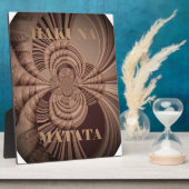 Earthy Hakuna Matata Art Print Fotoplatte (Seite)